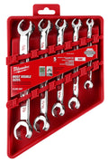 Milwaukee 48-22-9470 5pc Double End Flare Nut Wrench Set - SAE - Ace Tool Group - Milwaukee