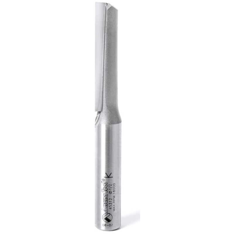 Amana Tool 45312 Single Flute 1/2 Dia. 1/2 Shk - Ace Tool Group - Amana Tool