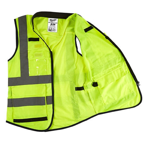 Milwaukee 48-73-5043 High Visibility Yellow Performance Safety Vest - XXL/XXXL - Ace Tool Group - Milwaukee