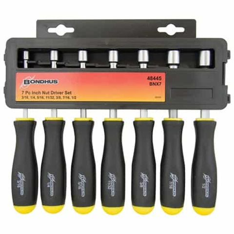 Bondhus 48492 Set 7 Hollow Shaft Nut Driver 6-12mm - Ace Tool Group - Bondhus