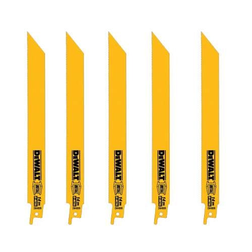 Dewalt Dw4810 4 In. 18Tpi Bi-Metal Reciprocating Saw Blade (5 Pack) - Ace Tool Group - DeWalt