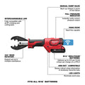 Milwaukee 2678-22O M18FORCE LOGIC 6T UTILITY CRIMPING KIT W/ D3 GROOVES & FIXED O DIE - Ace Tool Group - Milwaukee
