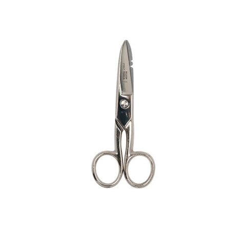 Klein Tools 2100-7 Electrician's Scissors, Nickel - Ace Tool Group - Klein