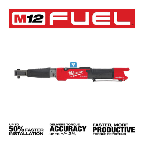 Milwaukee 2465-20 M12 3/8 in. Digital Torque Wrench - Ace Tool Group - Milwaukee