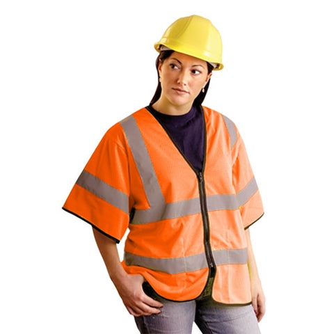 Occunomix LUX-HSGCZ  Mesh Dual Stripe Safety Vest - Ace Tool Group - Occunomix