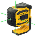 Stabila 03165 LA-5P Green 5 Point Laser Level Tool Set - Ace Tool Group - Stabila