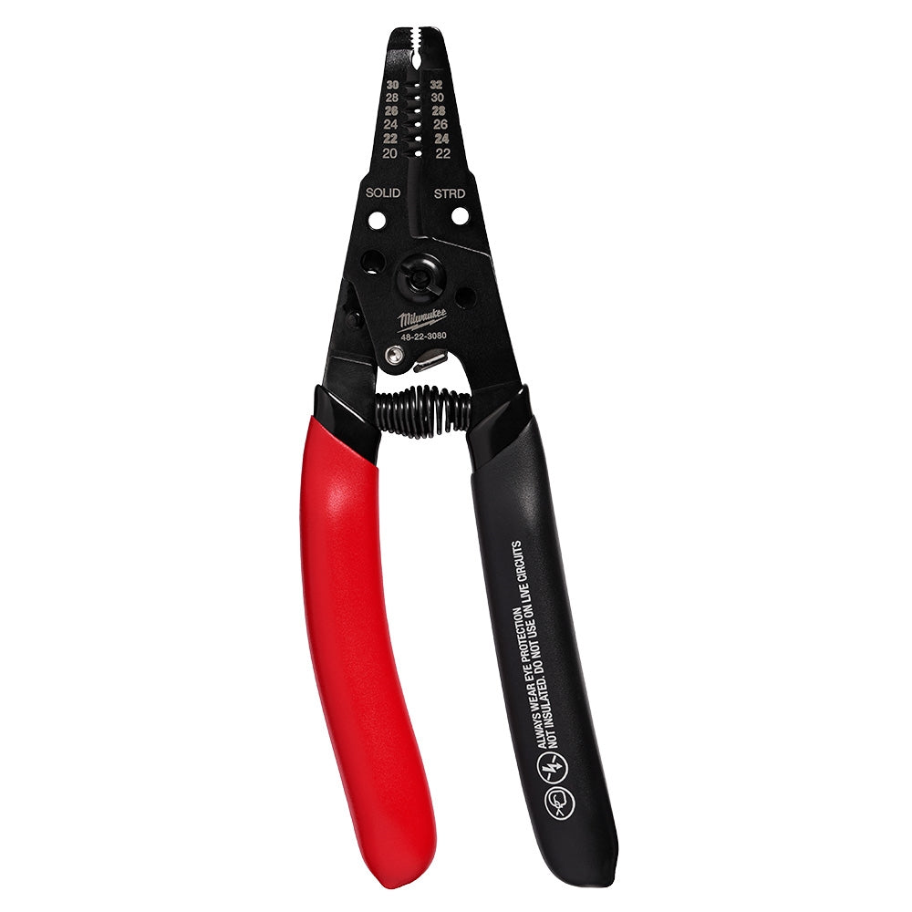 Milwaukee 20-32 Awg Low Voltage Dipped Grip Wire Stripper & Cutter - Ace Tool Group - Milwaukee