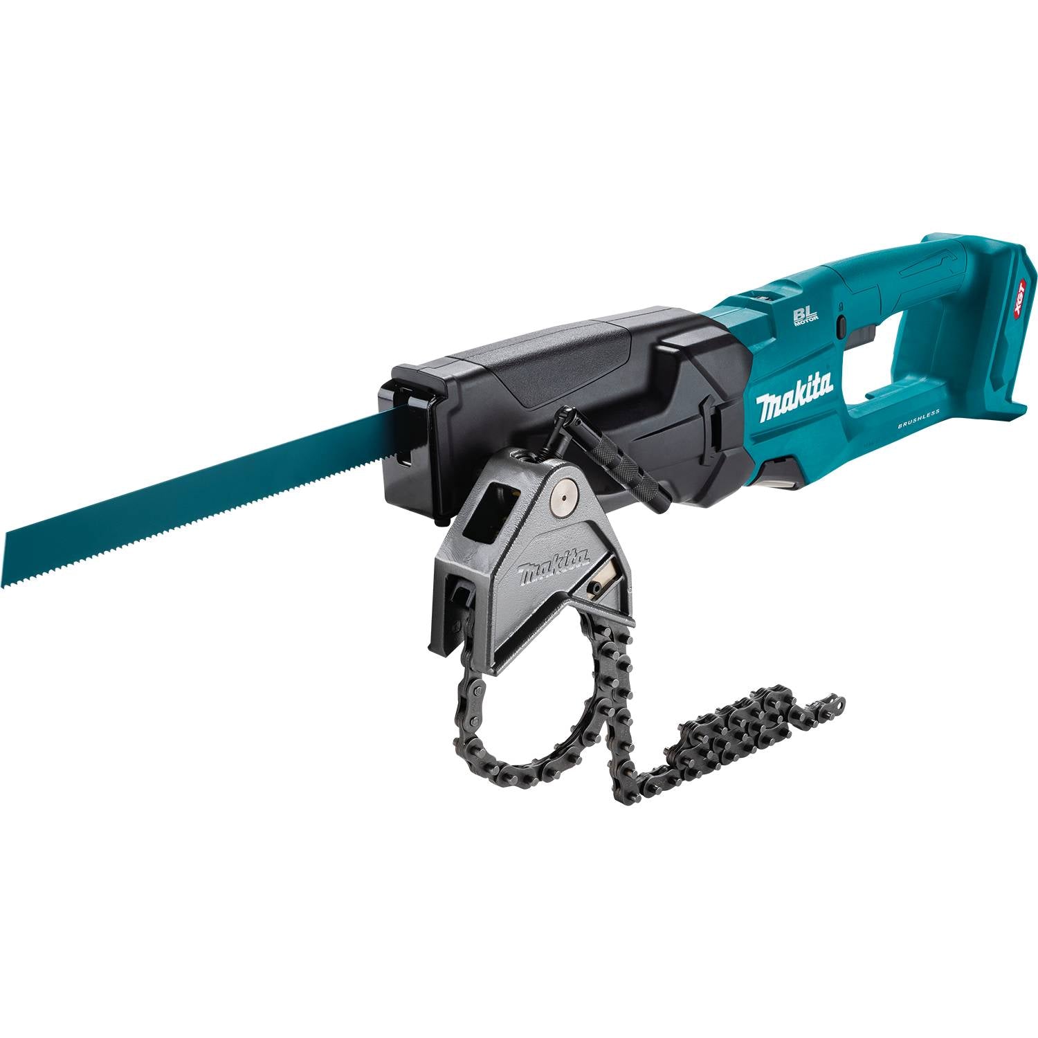Makita GRJ03Z 40V max XGT® Brushless Cordless Recipro Pipe Saw w/ Chain Vise, Tool Only