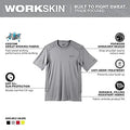 Milwaukee 414G-S WORKSKIN LIGHT SS SHIRT - GRAY S - Ace Tool Group - Milwaukee