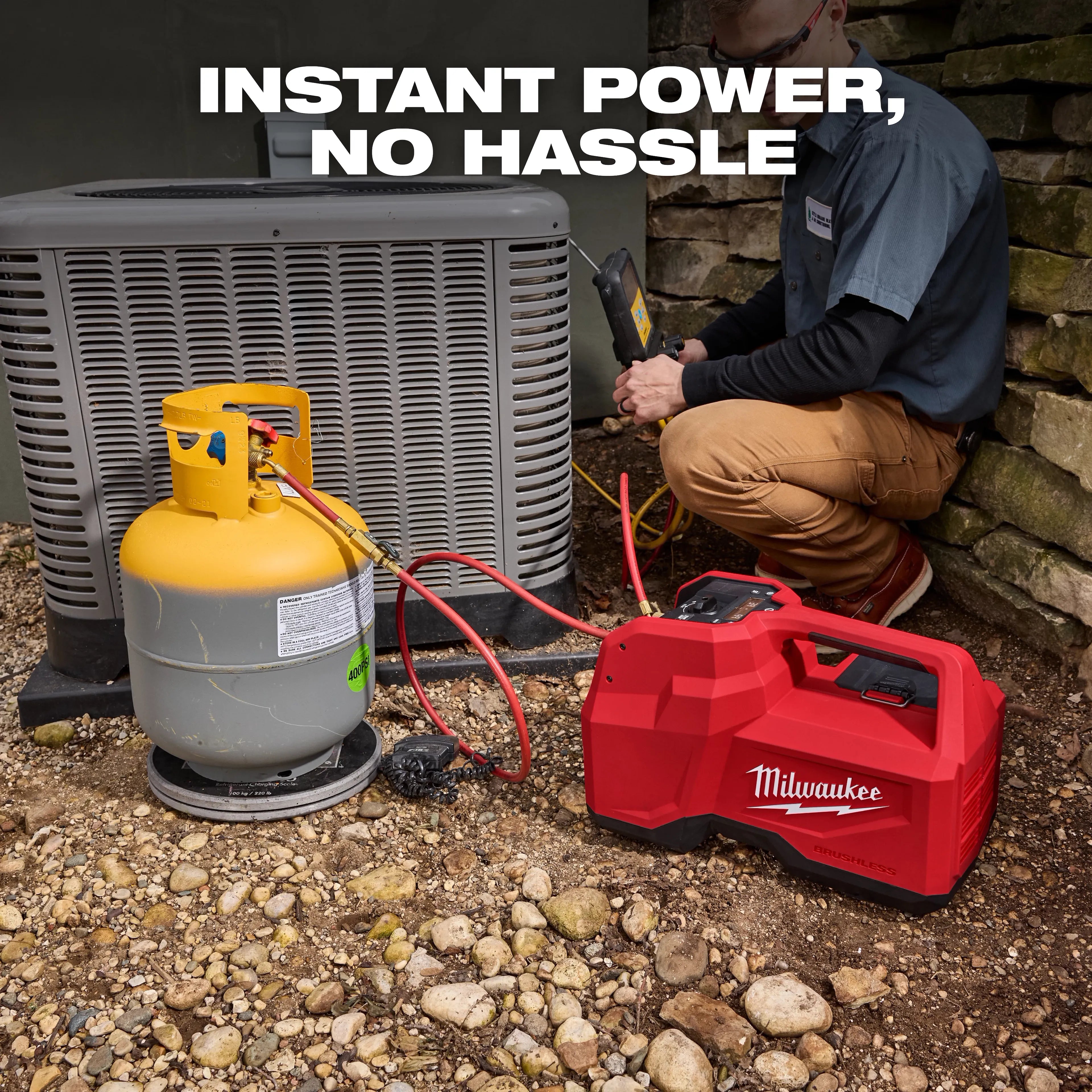 Milwaukee 2938-21 M18™ Brushless Refrigerant Recovery Machine - Ace Tool Group - Milwaukee
