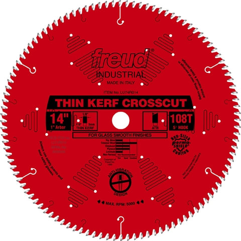 Freud Tools 14" Thin Kerf Ultimate High Production Cut-Off Saw Blade - Ace Tool Group - Freud