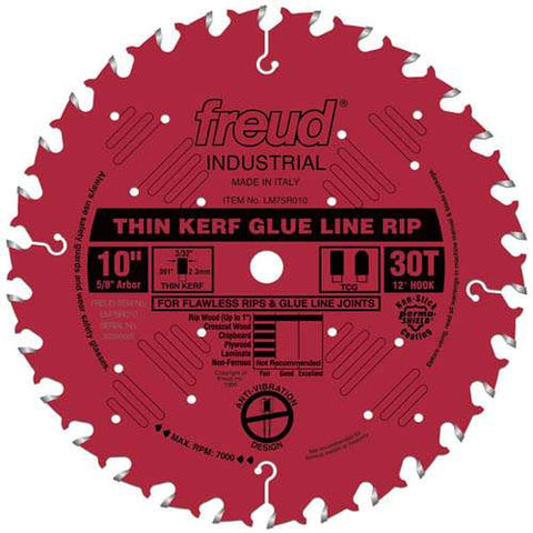 Freud Tools 10" Industrial Thin Kerf Glue Line Ripping Blade - Ace Tool Group - Freud