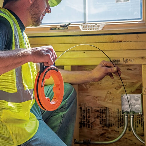 Klein 56331 Steel Fish Tape, 1/8 in. x 50 ft. - Ace Tool Group - Klein