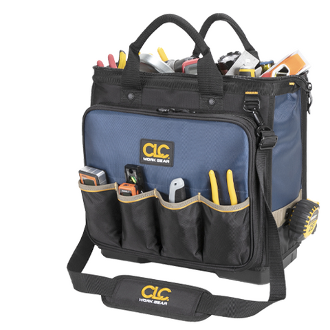 CLC PB1543 Tool Works 17" Molded Base Multi-Compartment Technician's Tool Bag - 54 Pocket - Ace Tool Group - CLC