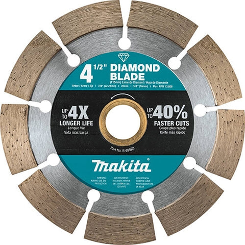 Makita B-69593 4-1/2 in. Diamond Blade Segmented - Ace Tool Group - Makita