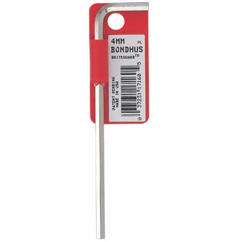 Bondhus 17160 Hex L-Wrench With Briteguard.  4.0 Mm - Ace Tool Group - Bondhus
