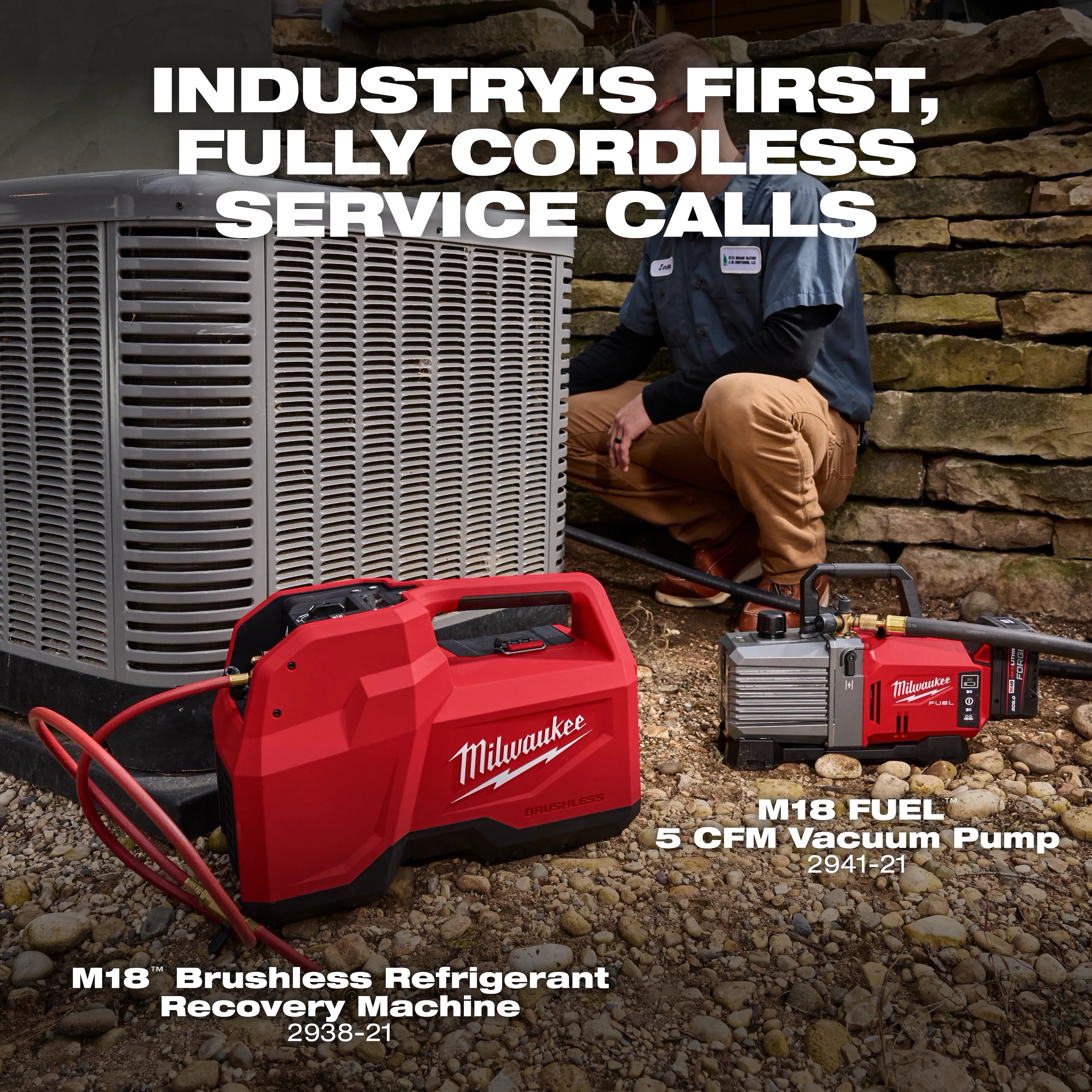 Milwaukee 2938-21 M18™ Brushless Refrigerant Recovery Machine - Ace Tool Group - Milwaukee