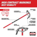 Milwaukee 48-22-4072 EMT Conduit Bender Aluminum - Ace Tool Group - Milwaukee