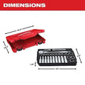 Milwaukee 48-22-9510 28 pc 1/2" Socket Wrench Set - Metric - Ace Tool Group - Milwaukee