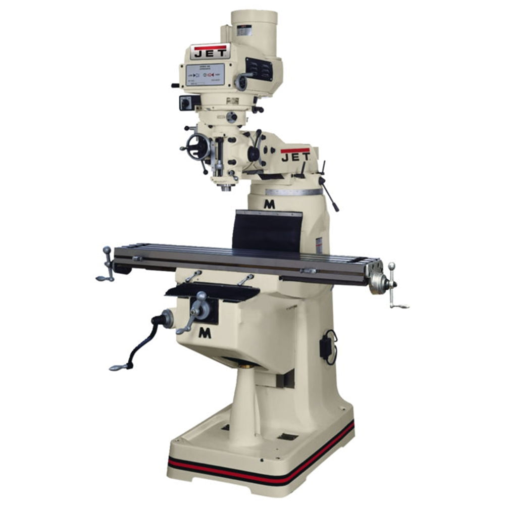 JET JTM-1050 Mill With ACU-RITE VUE DRO With X-Axis Powerfeed and Air Powered Draw Bar - Ace Tool Group - JET