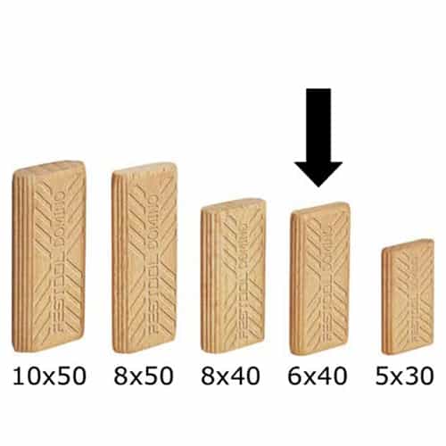 Festool 493297 Domino Beech 6X20x40mm - Ace Tool Group - Festool