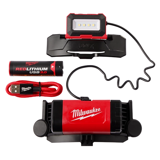 Milwaukee 2018R MILWAUKEE® BOLT™ Rechargeable Low-Profile Headlamp - Ace Tool Group - milwaukee
