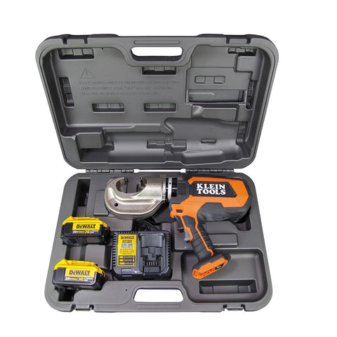Klein BAT20-12T1651 Battery-Operated 12T Crimper Kit - Ace Tool Group - Klein