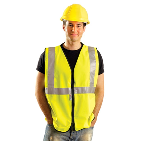 Occunomix LUX-SSGZ Premium Solid Safety Vest Class 2 - Ace Tool Group - Occunomix