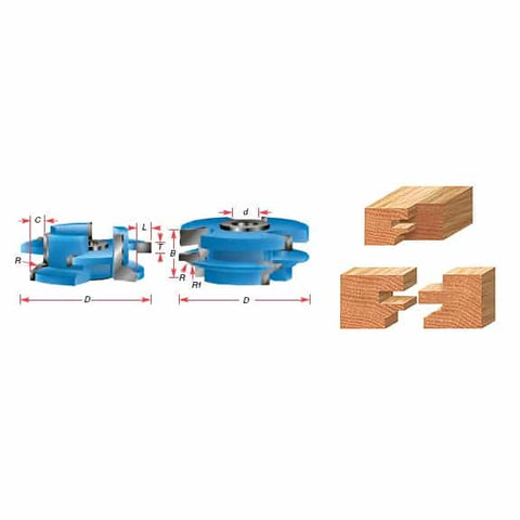 Amana Tool Sc542 3/4"Stock Male&Female 1-1/4"Bore - Ace Tool Group - Amana Tool