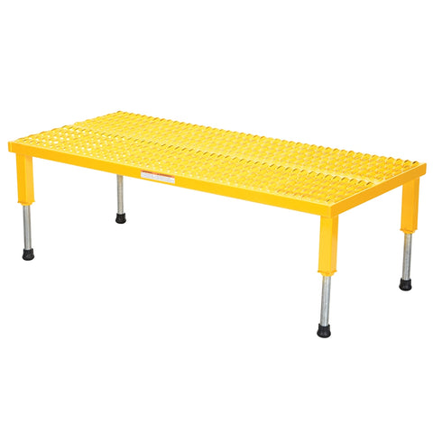 Vestil Adjust Alum Stand 9/1/2-15-1/2 H 19 X 48 - Ace Tool Group - Vestil