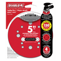 Diablo Tools 5" 150-Grit Hook & Lock Ros Sanding Discs (4-Pack) - Ace Tool Group - Diablo