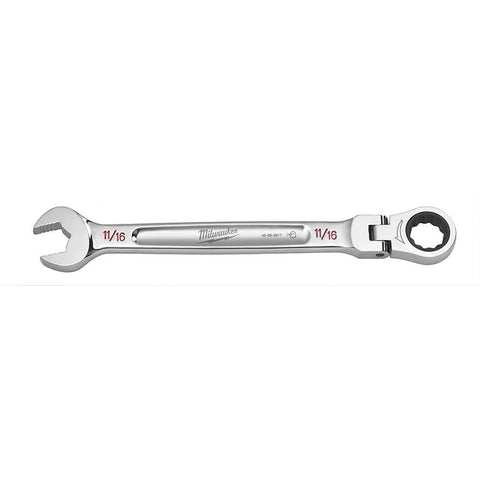 Milwaukee 45-96-9817 11/16in. Flex Head Combination Wrench - Ace Tool Group - Milwaukee