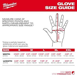 Milwaukee 48-73-8130 Impact Cut 3 Nitrile Dip Glove - Ace Tool Group - Milwaukee