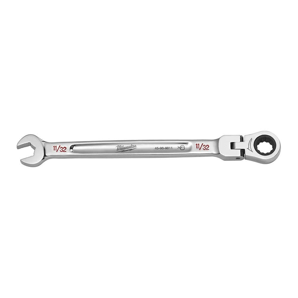 Milwaukee 45-96-9811 11/32in. Flex Head Combination Wrench - Ace Tool Group - Milwaukee