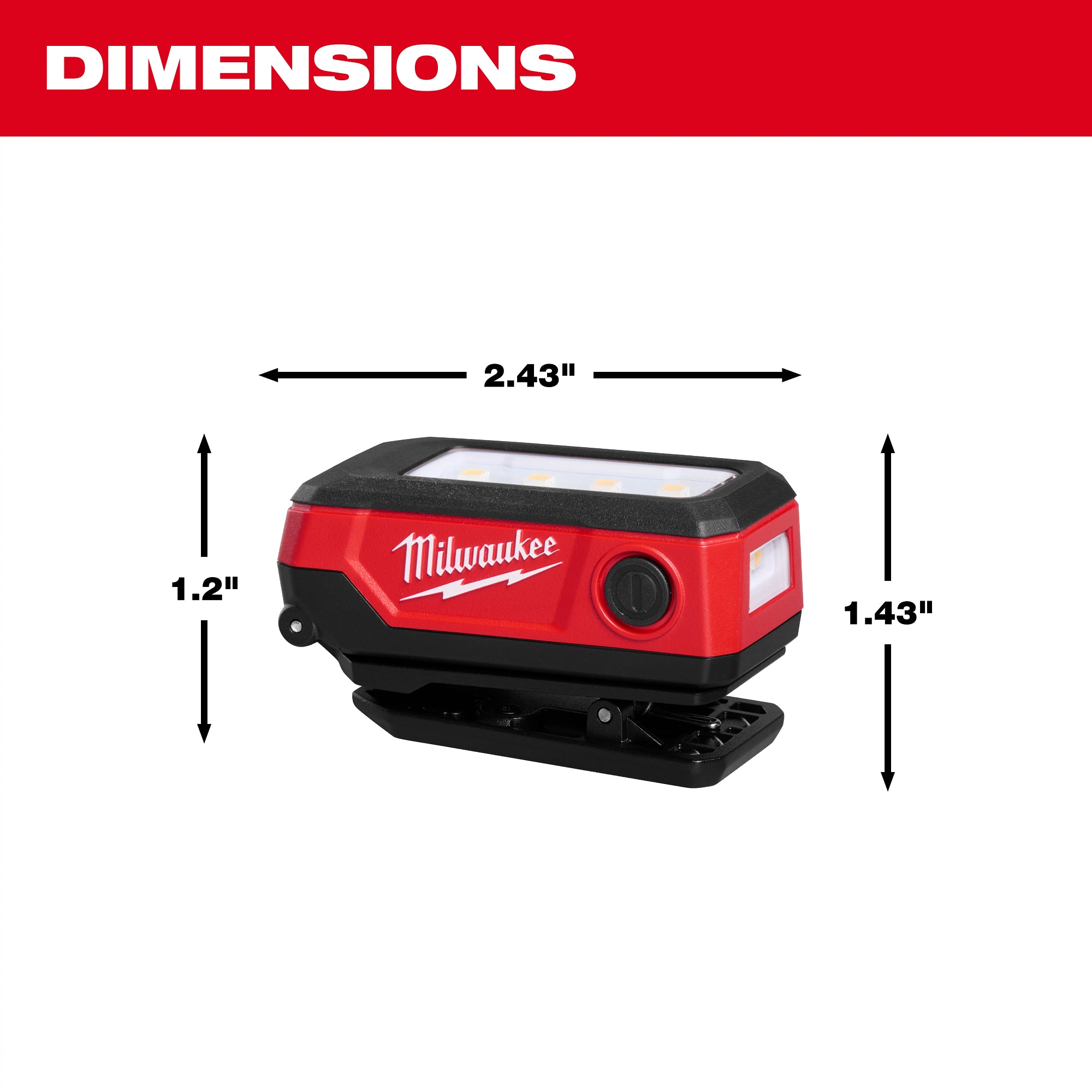Milwaukee 2014R Milwaukee® Rechargeable Clip Light