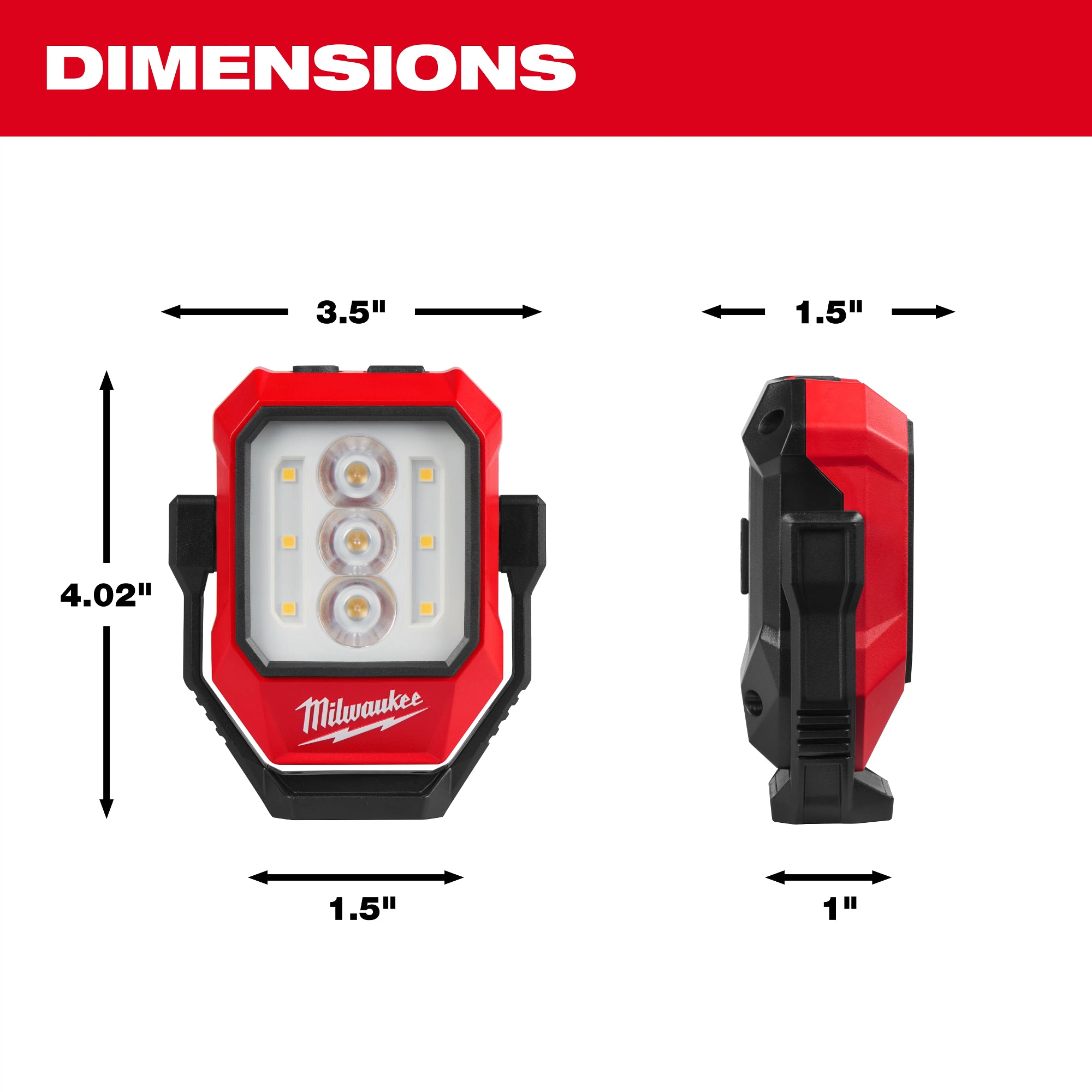 Milwaukee 2015R Milwaukee® Rechargeable Pivoting Task Light w/ Spot Mode