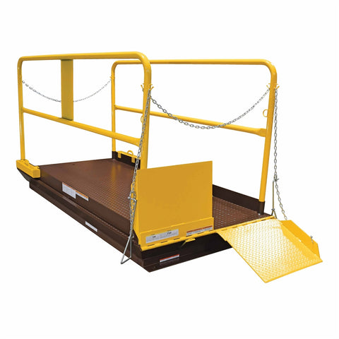 Vestil WL-100-5-48 Prem Truck Scissor Dock Lift 5K 4X8 Ft - Ace Tool Group - Vestil