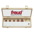 Freud Tools 5 Piece Round Over/Beading Bit Set (1/4" Shank) - Ace Tool Group - Freud