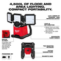 Milwaukee 2368-20 M18 ROVER Dual Power Triple-Panel Flood & Area Light - Ace Tool Group - Milwaukee