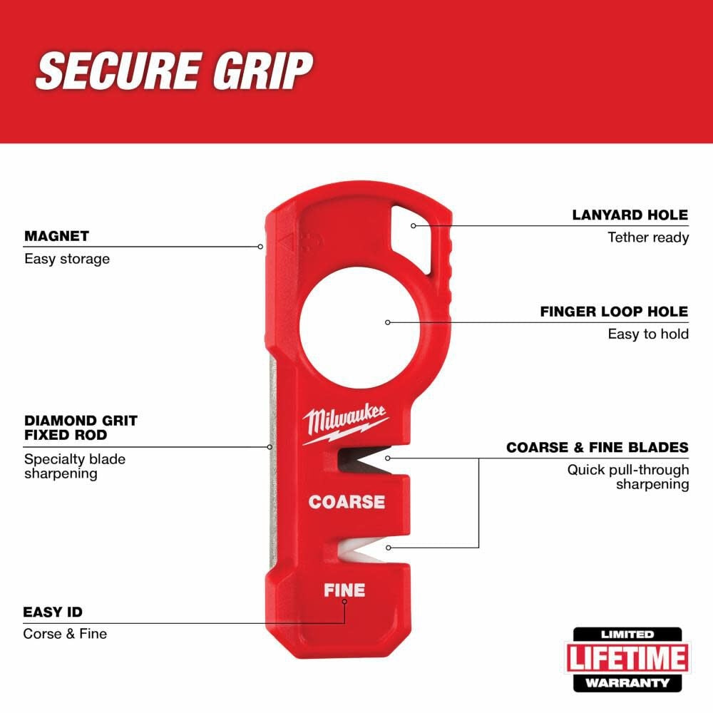 Milwaukee 48-22-1590 Compact Knife Sharpener - Ace Tool Group - Milwaukee