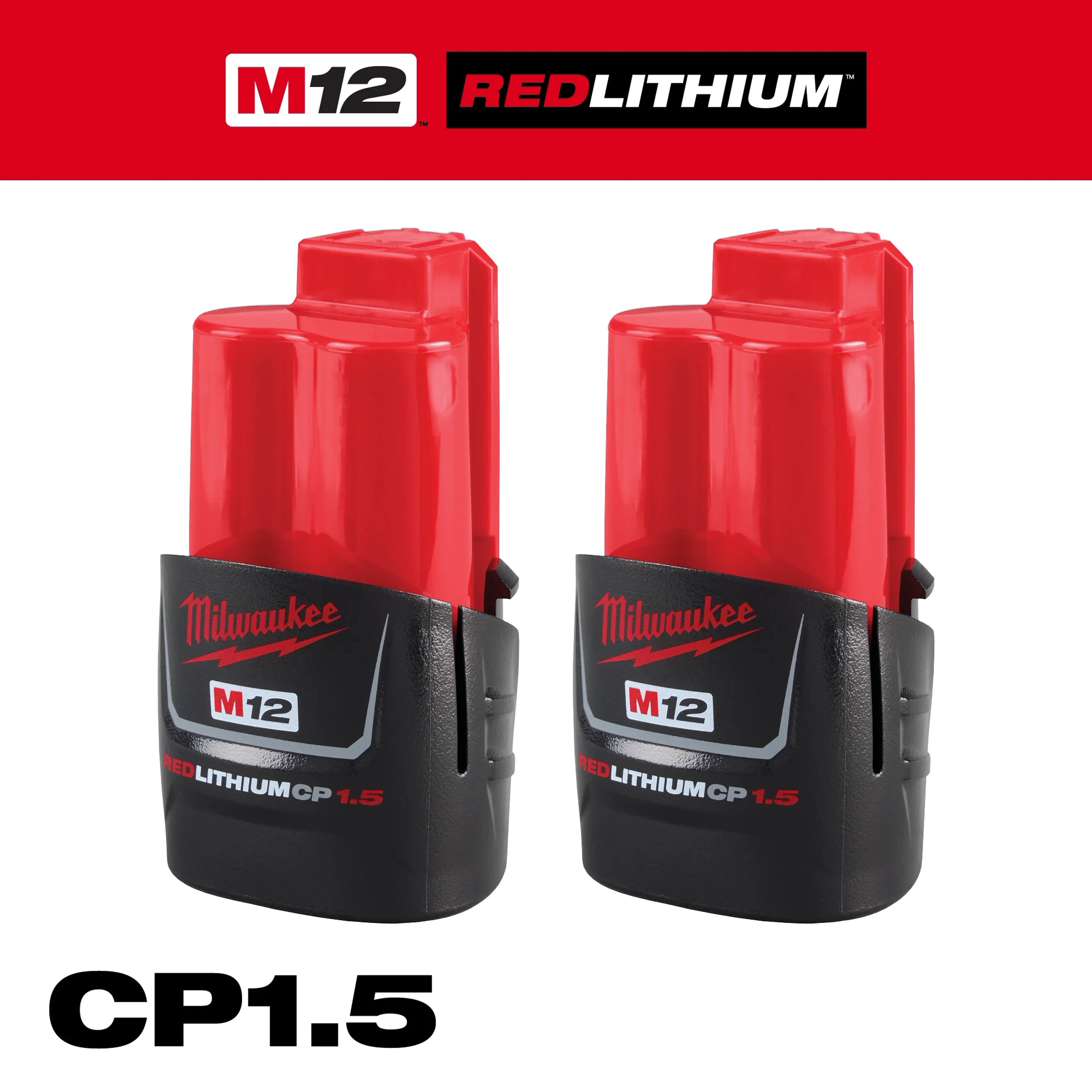 Milwaukee 48-11-2411 M12 REDLITHIUM Battery 2pk - Ace Tool Group - Milwaukee