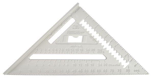 Johnson RAS-1 Speed Square rafter, aluminum, 7 in. - Ace Tool Group - Ace Tool Group