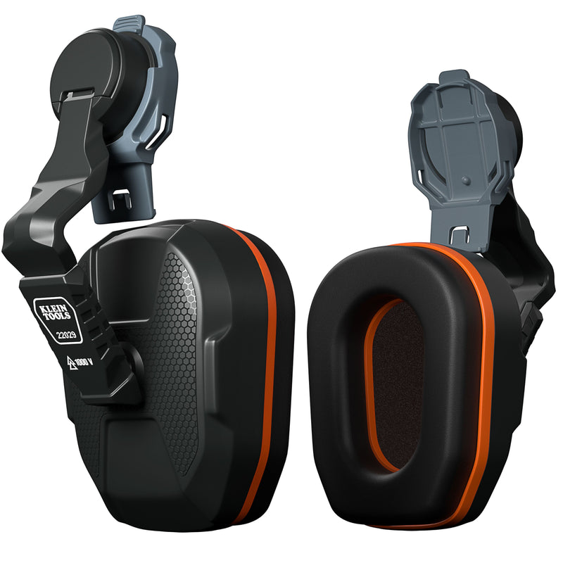 Klein KLE-22029 Slim Non-Conductive Hard Hat Earmuffs - Ace Tool Group - Klein Tools