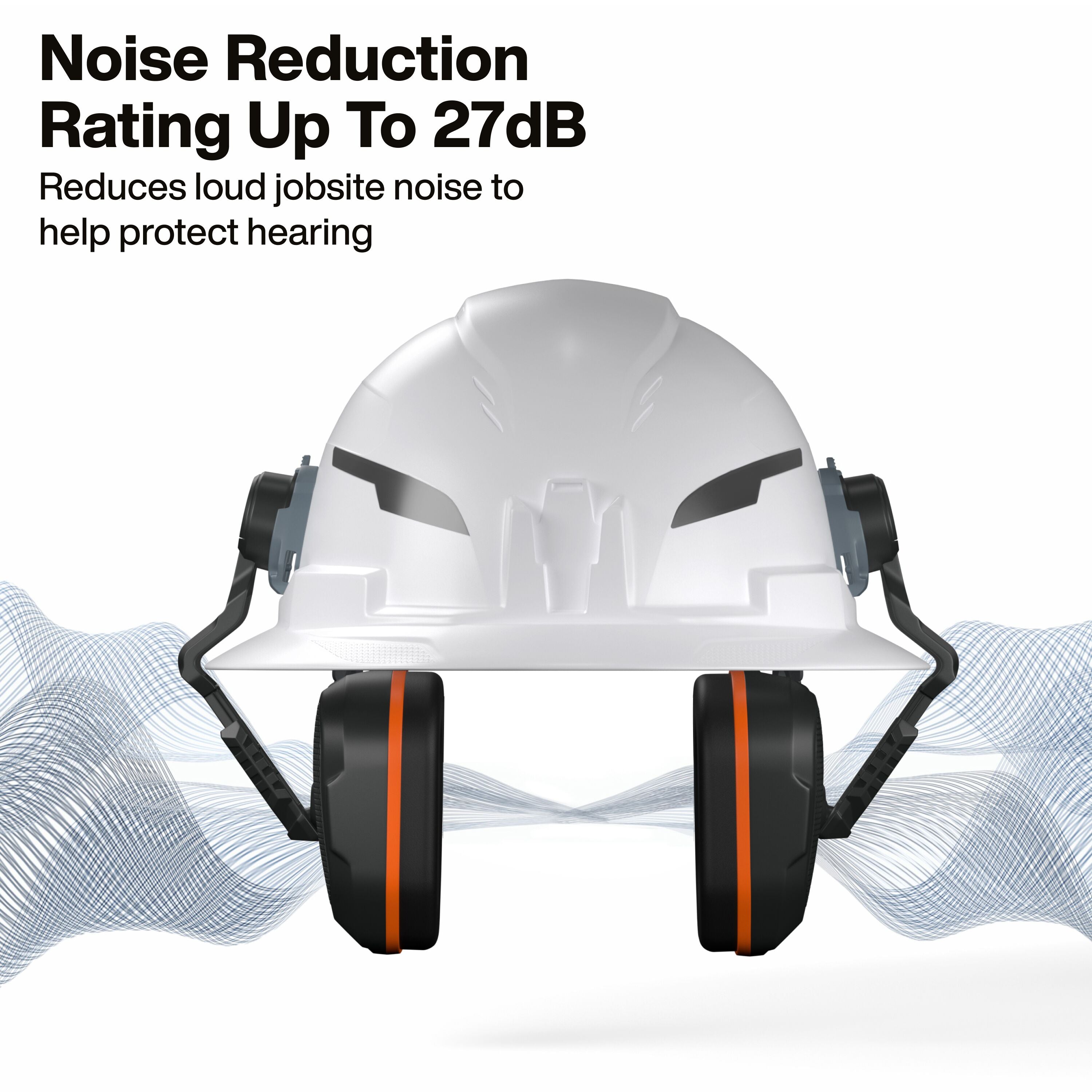 Klein KLE-22029 Slim Non-Conductive Hard Hat Earmuffs - Ace Tool Group - Klein Tools
