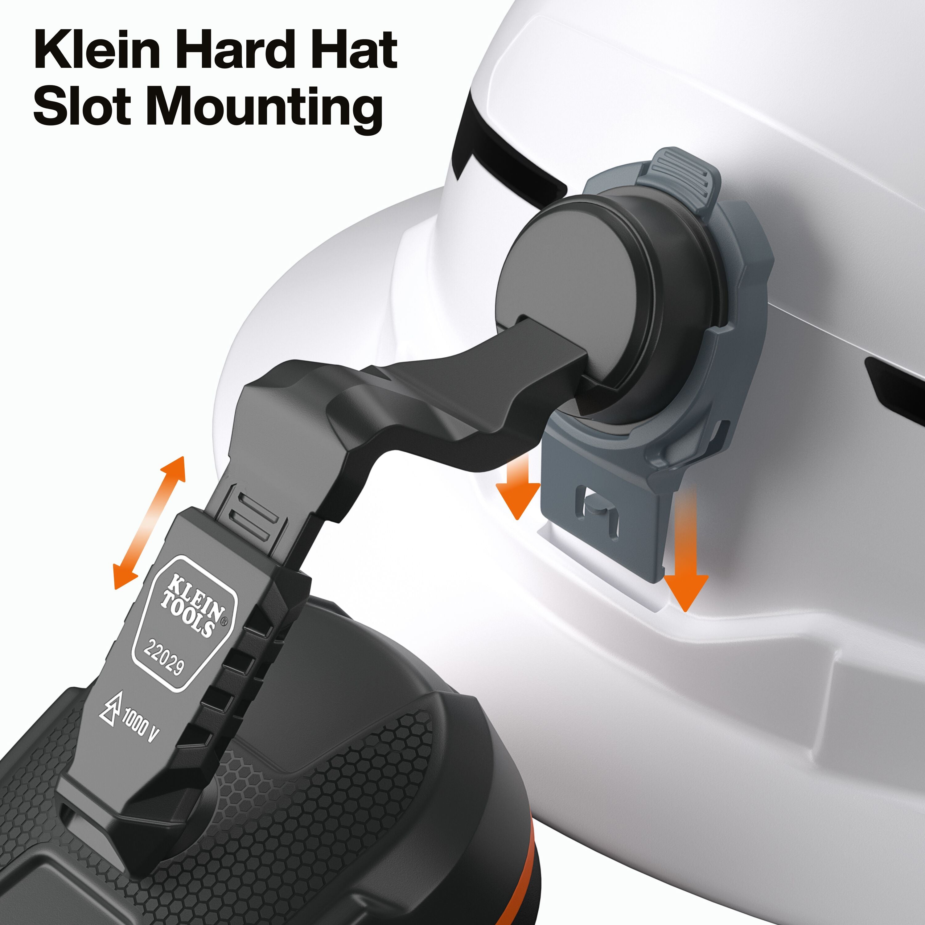Klein KLE-22029 Slim Non-Conductive Hard Hat Earmuffs - Ace Tool Group - Klein Tools
