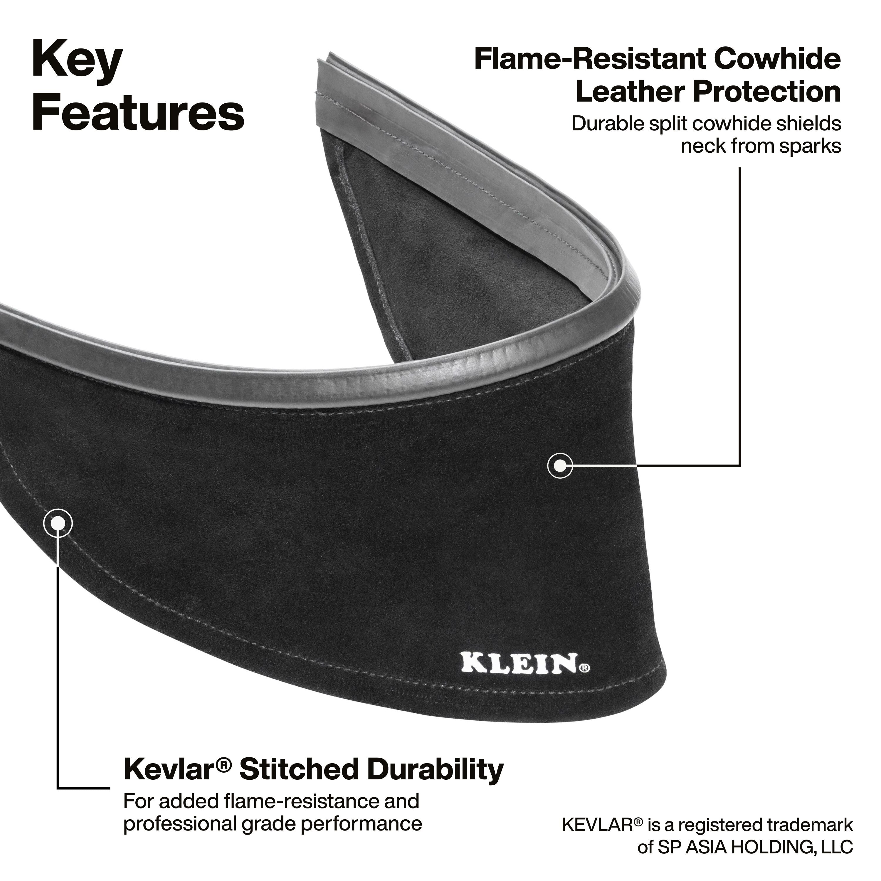Klein 22051 Welding Helmet Neck Guard