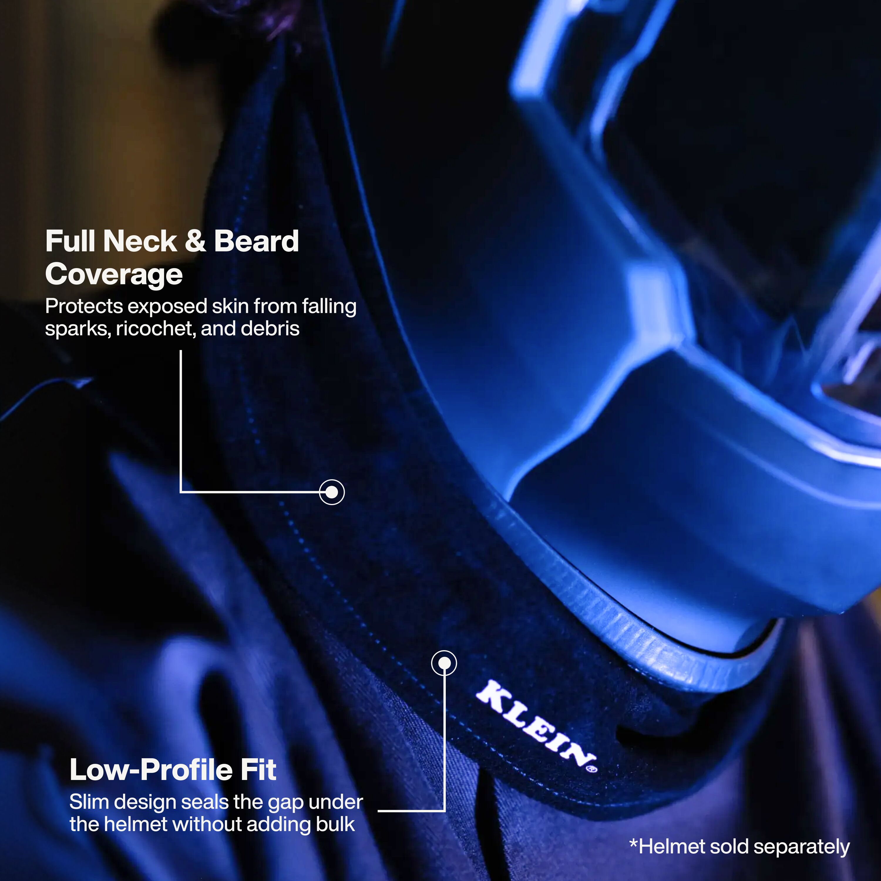 Klein 22051 Welding Helmet Neck Guard