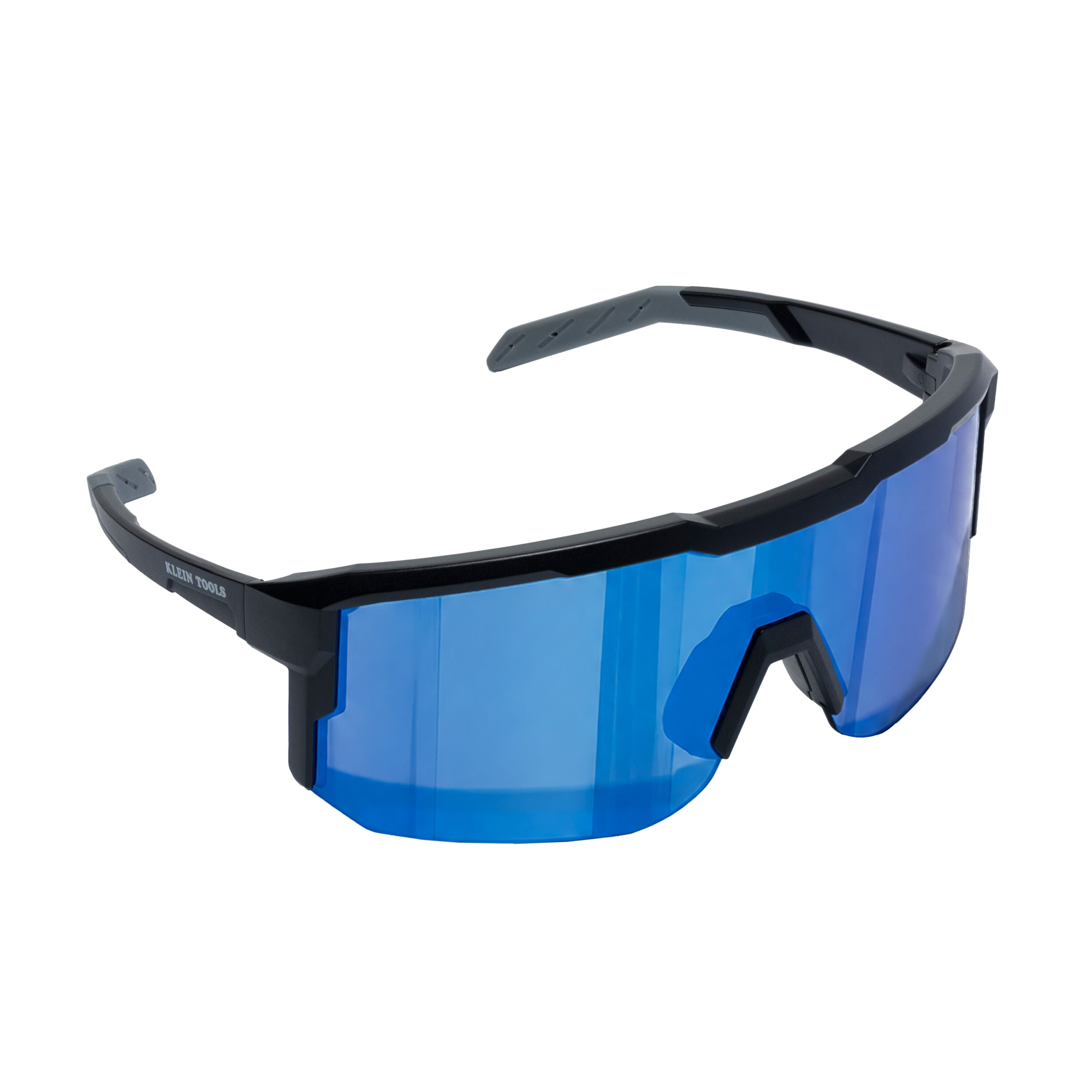 Klein 22102 Mirrored Blade Safety Glasses, Blue Lens