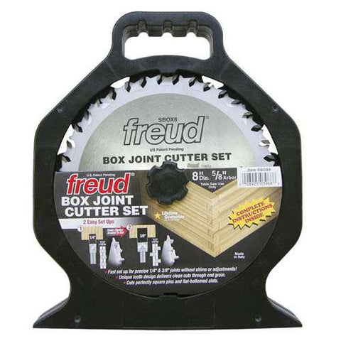 Freud Tools 8" Box Joint Cutter Set - Ace Tool Group - Freud