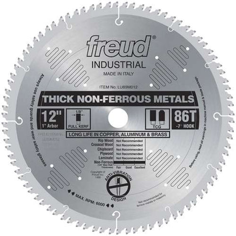 Freud Tools 16" Thick Stock Aluminum Metal Blade - Ace Tool Group - Freud